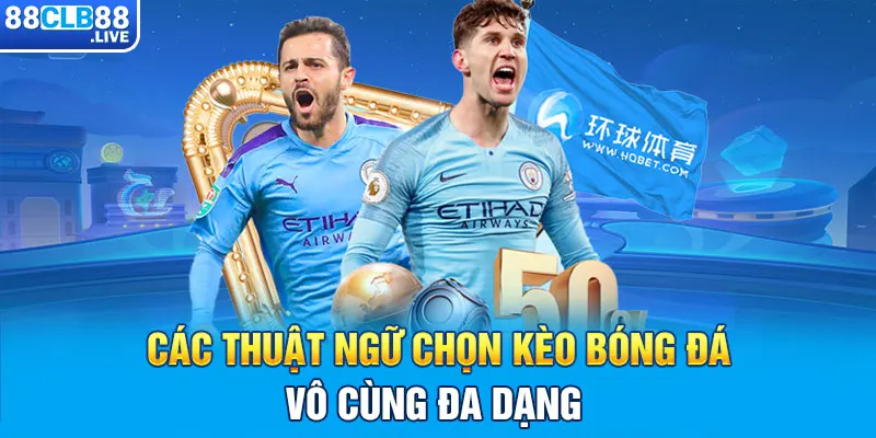 Các thuật ngữ chọn kèo bóng đá vô cùng đa dạng 